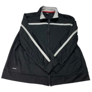 Starter 3XL Red Gray Black Dri Star Full Zip Long Sleeve Jogger Jacket
